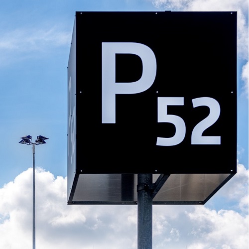 Schild Parkplatz P52
