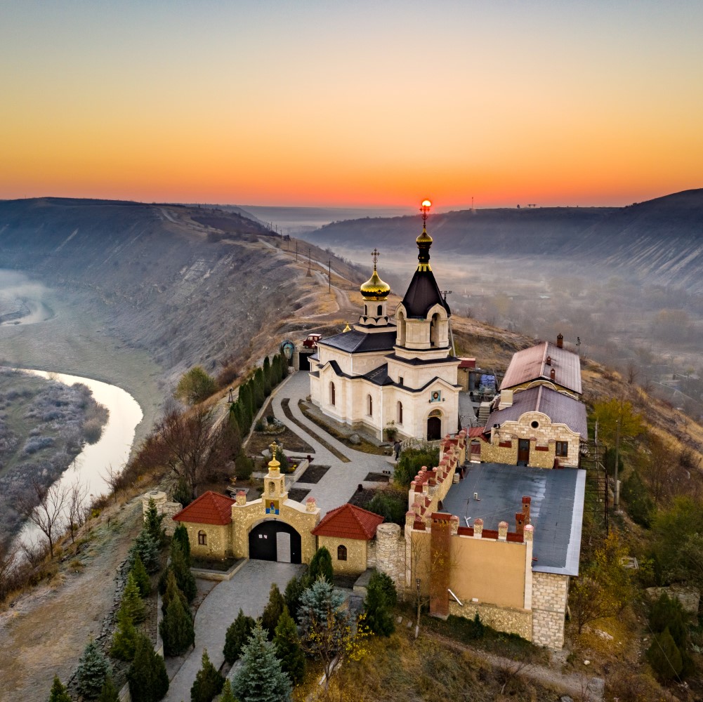 Orheilu Vechi- Monastery situated on a mountain ridge