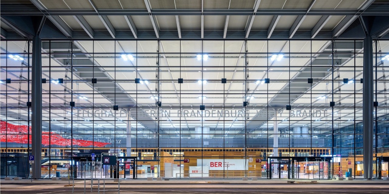 La terminal 1 del aeropuerto de Berlín-Brandeburgo Willy Brandt (BER)